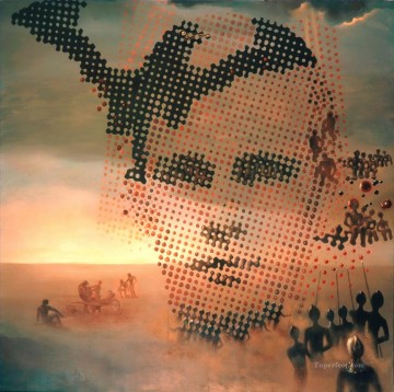 Abstracto famoso Painting - Retrato de mi hermano muerto Surrealismo